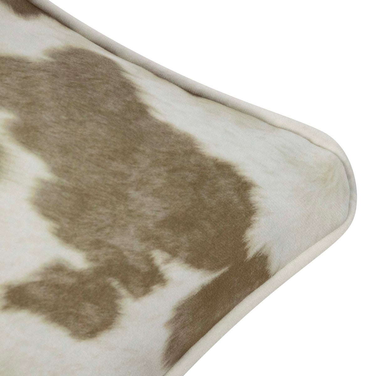 Kussen koe Royal Velvet beige 30x45 cm