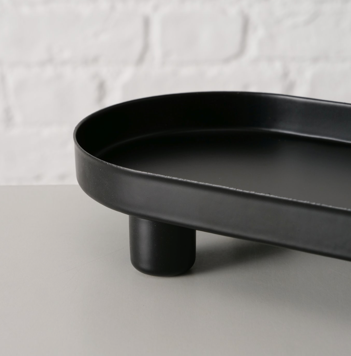 Serveerschaal Manon metaal zwart 28cm