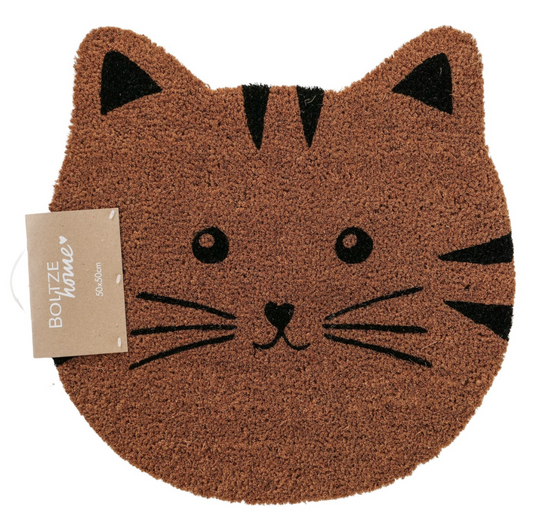 Deurmat Feli print CAT 50x50 cm