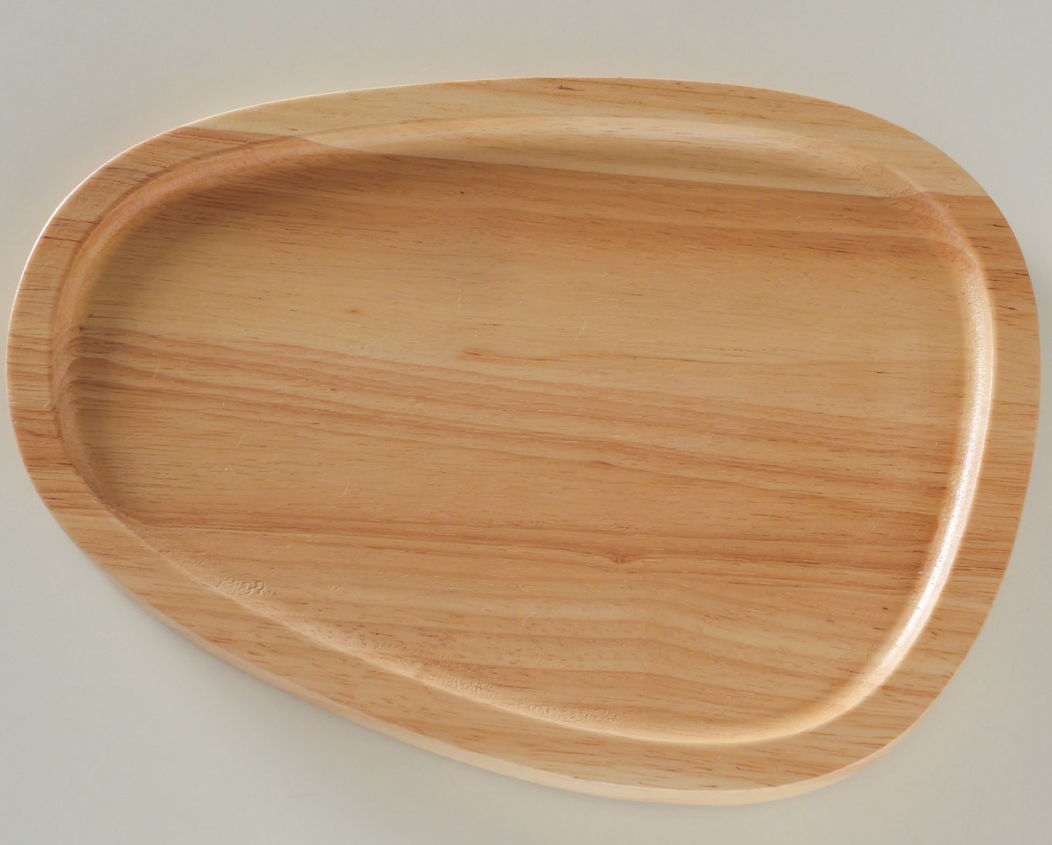 Serveerschaal Naturel hout