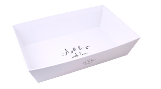 MyFlame CADEAUMAND WIT 30x20x7cm