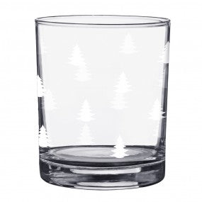 Waterglas 230 ml Witte Kerstboom