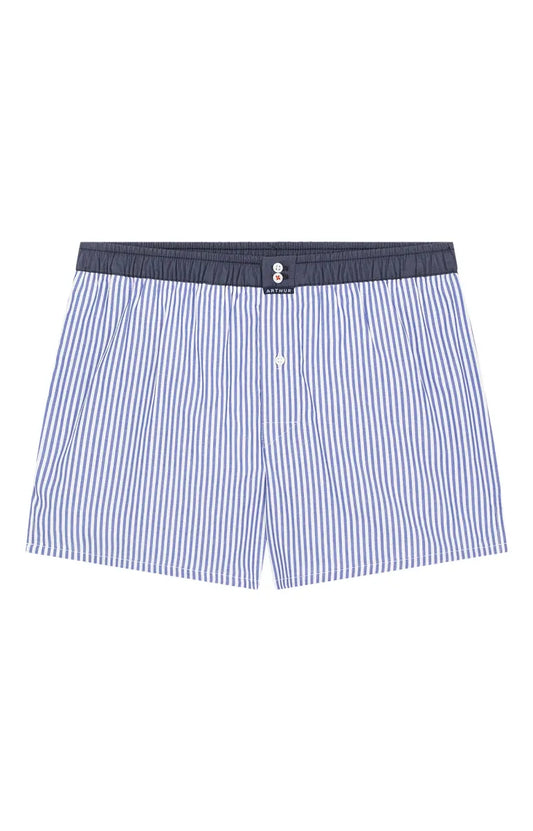 Arthur- Calecon Slip Heren Wit Blauwe Strepen