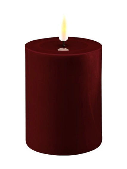 LED-Bloklamp Bourgogne Red D 7,5 X 10 Cm