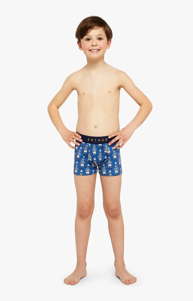 Arthur- Boxershort Jongens Bleu