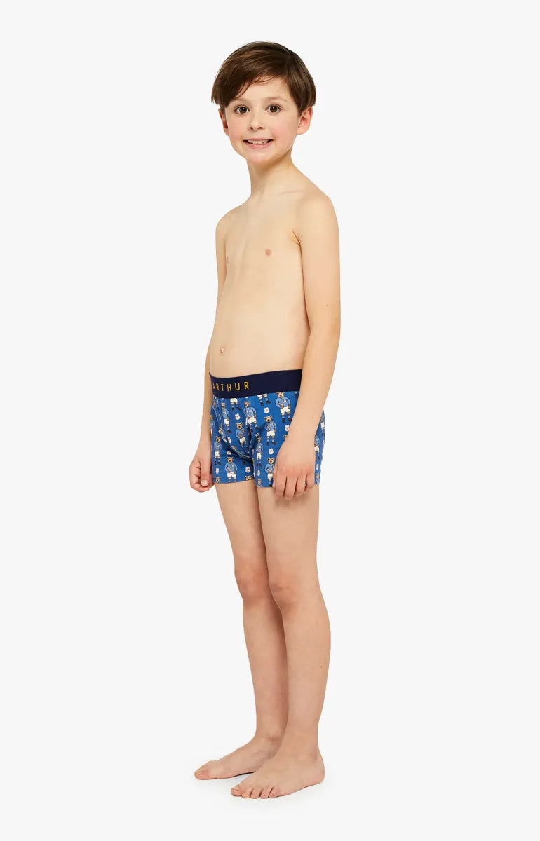 Arthur- Boxershort Jongens Bleu