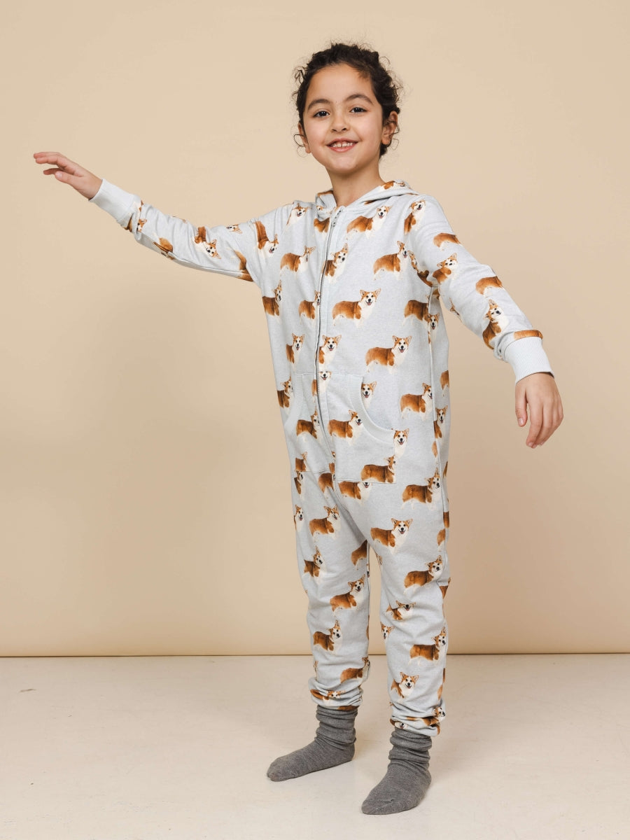 Corgi Time Onesie kids