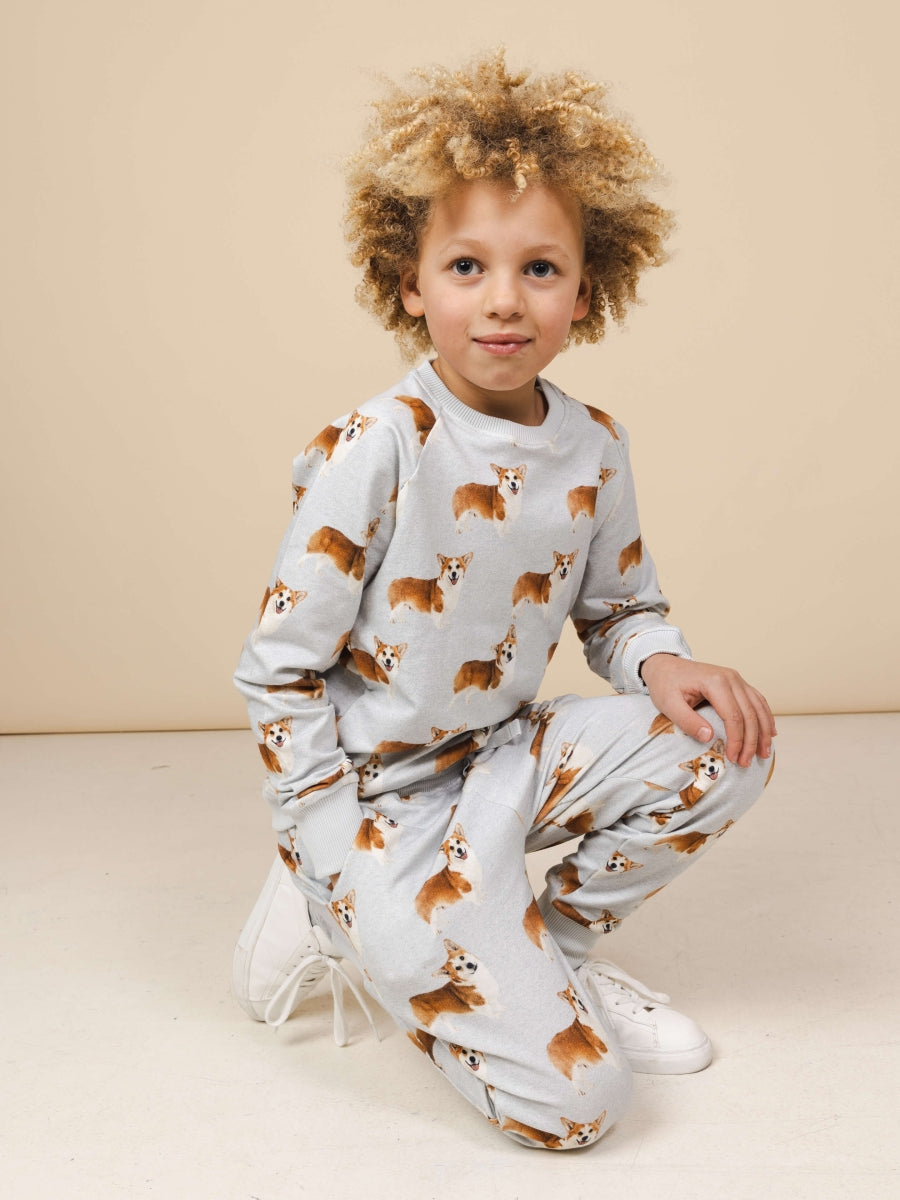 Corgi Time Sweater&Pants SET Kids