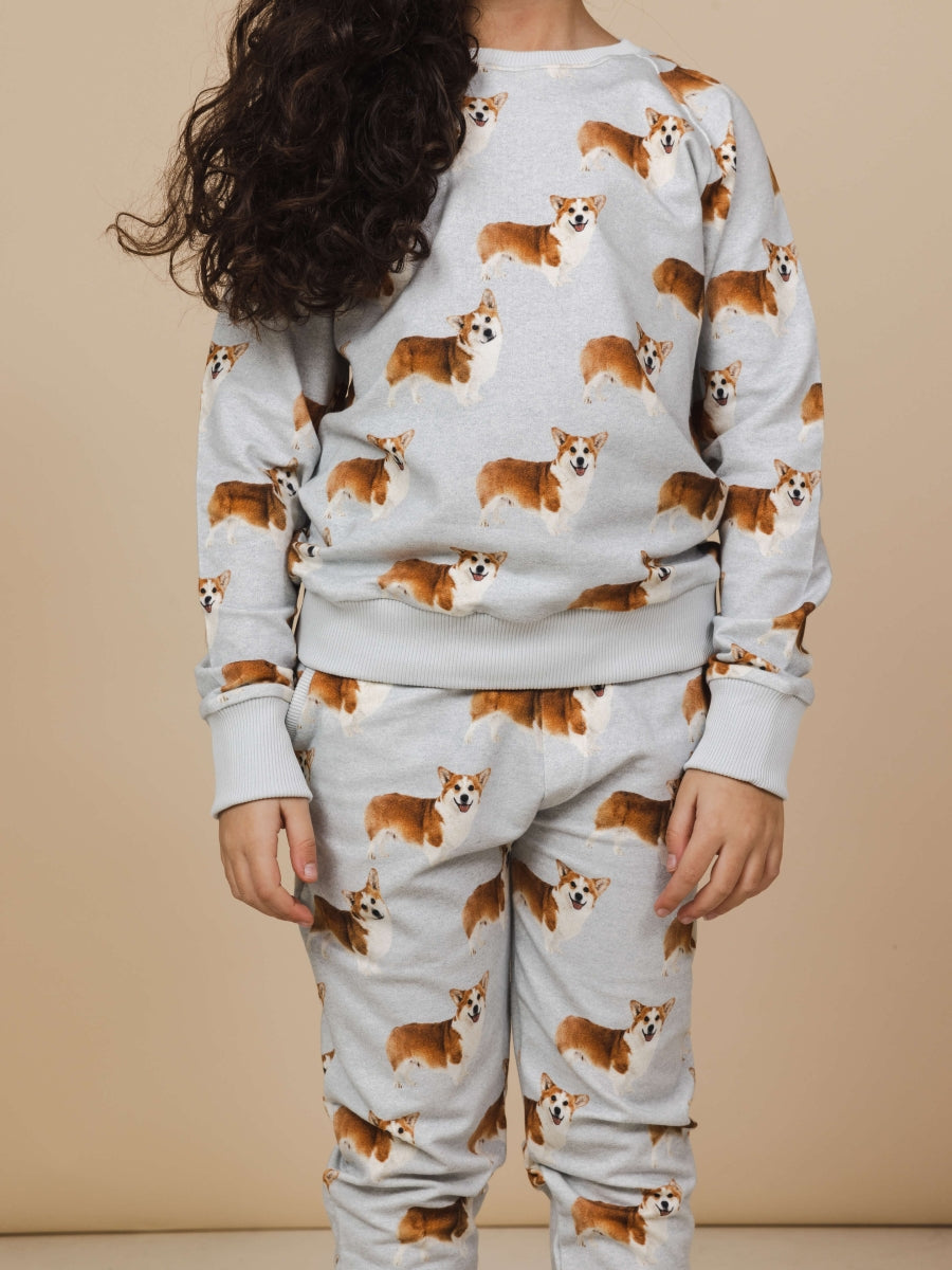 Corgi Time Sweater&Pants SET Kids