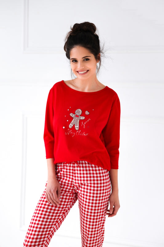 Sensis Dames Pyjama Christmas Cookie