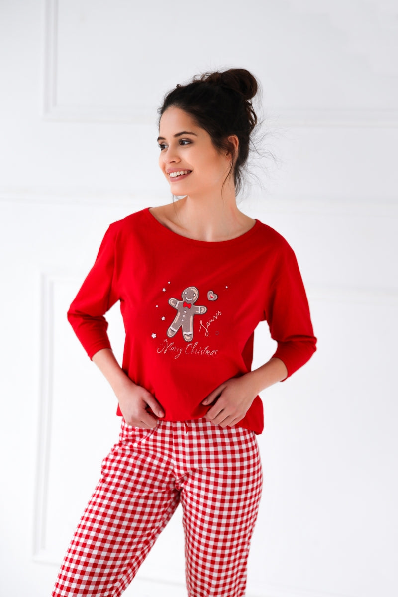 Sensis Dames Pyjama Christmas Cookie