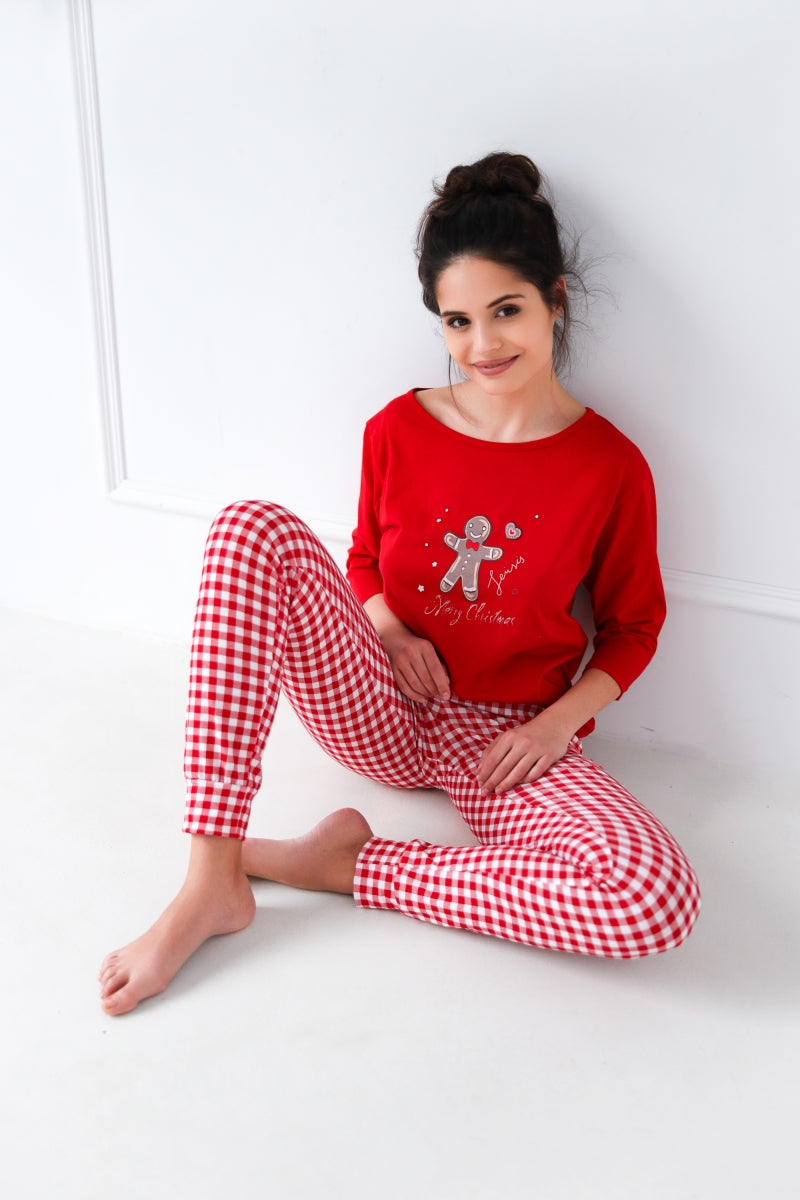 Sensis Dames Pyjama Christmas Cookie