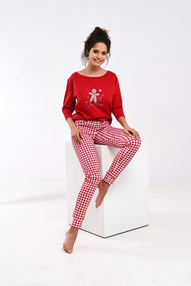 Sensis Dames Pyjama Christmas Cookie