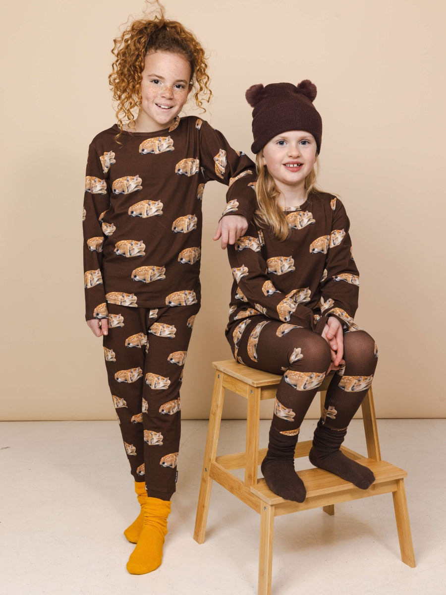 Sleeping Deer Sweater&Pants Set Kids