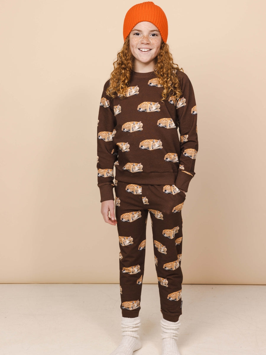 Sleeping Deer Sweater&Pants Set Kids