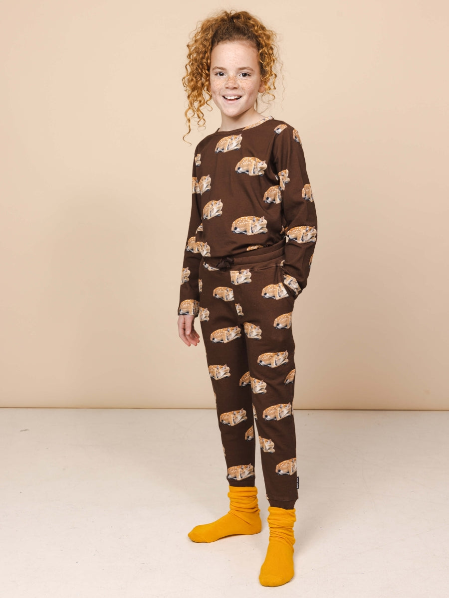 Sleeping Deer Sweater&Pants Set Kids