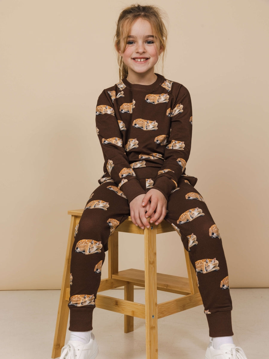 Sleeping Deer Sweater&Pants Set Kids