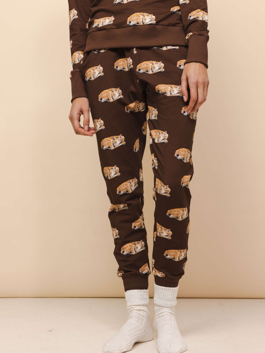 Sleeping Deer Sweater&Pants Set Women