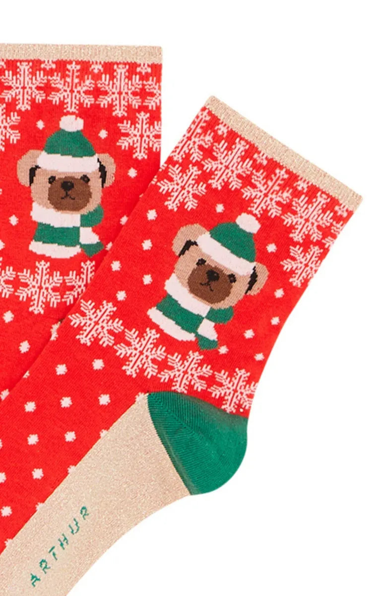 Arthur- DamesKousen 36/40 Teddy Kerst rood