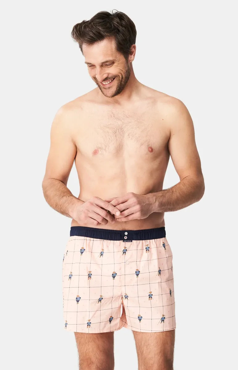 Arthur- Calecon Slip Heren Roze Musketier Beer
