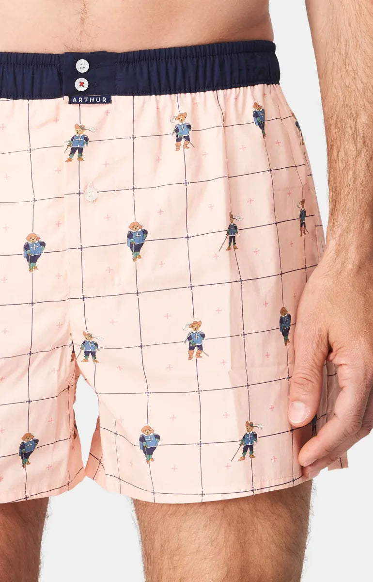Arthur- Calecon Slip Heren Roze Musketier Beer