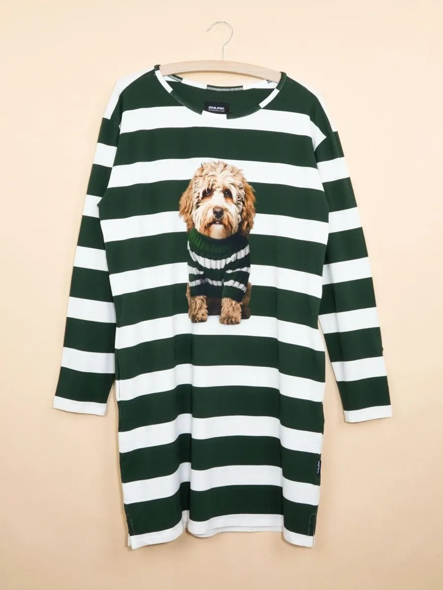 Labradoodle Long Sleeve Dress Women