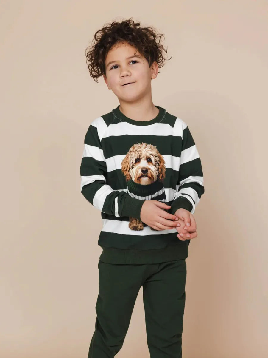 Labradoodle Sweater & Pants Set Kids