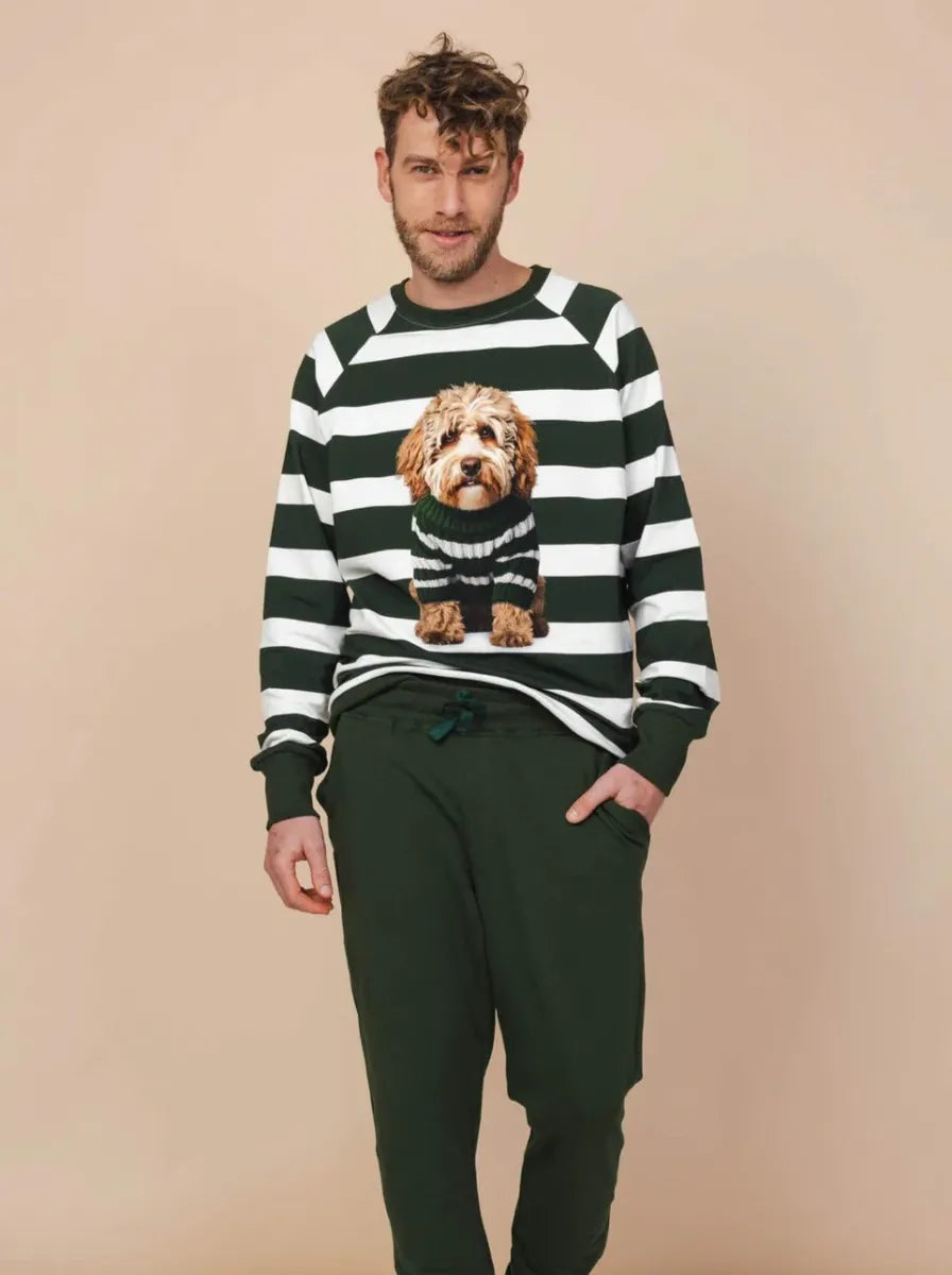 Labradoodle Sweater & Pants set Men