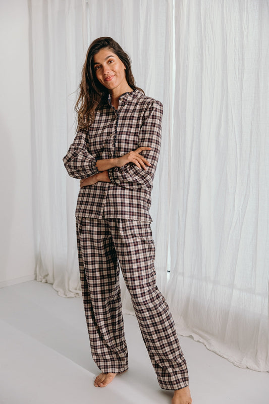 Alice et Maman- Pyjama Khloe carreaux marine