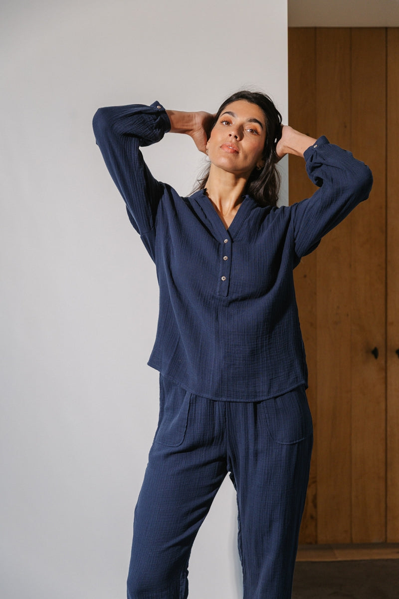 Alice et Maman- Pyjama Kiara Tetra Marine