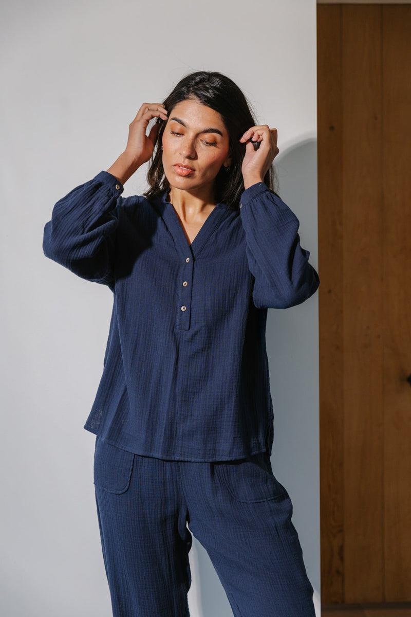 Alice et Maman- Pyjama Kiara Tetra Marine