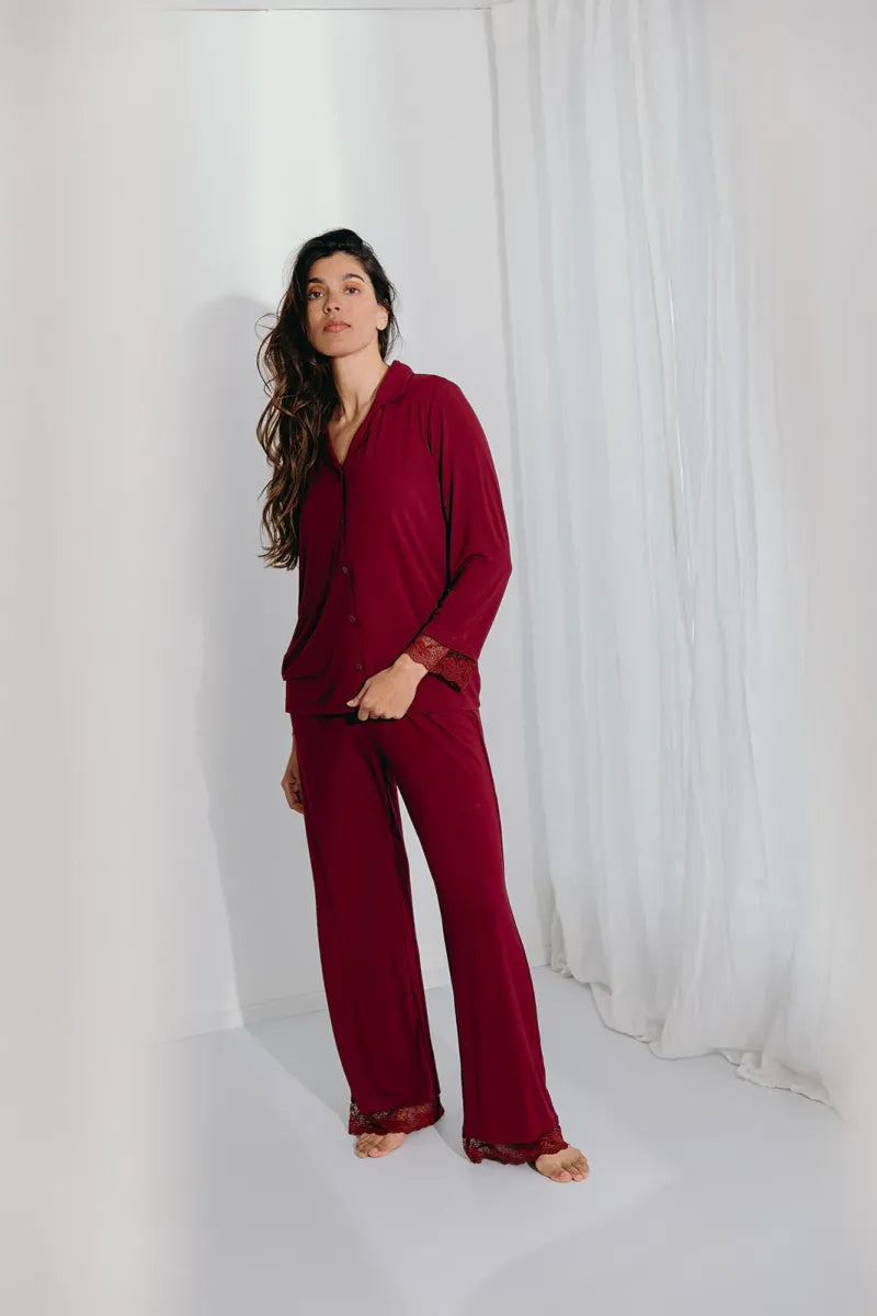 Alice et Maman- Pyjama Jasmine Plum