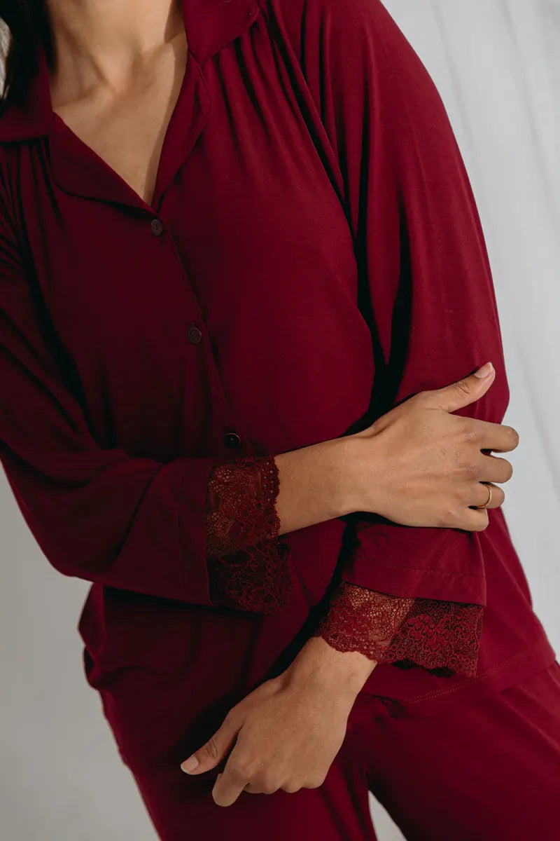 Alice et Maman- Pyjama Jasmine Plum