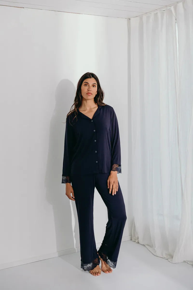 Alice et Maman- Pyjama Jasmine Marine
