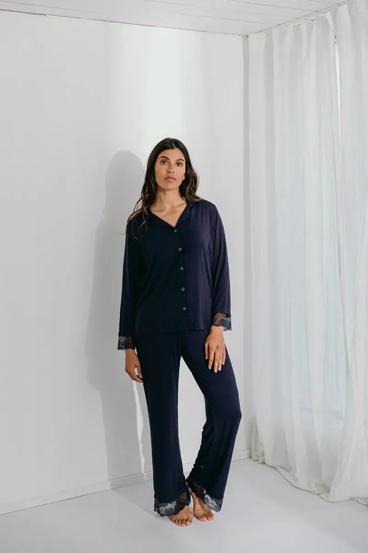 Alice et Maman- Pyjama Jasmine Marine