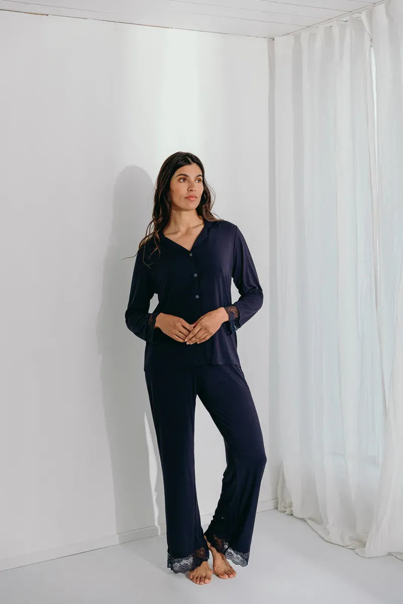 Alice et Maman- Pyjama Jasmine Marine