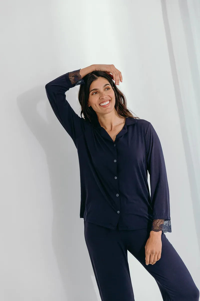 Alice et Maman- Pyjama Jasmine Marine