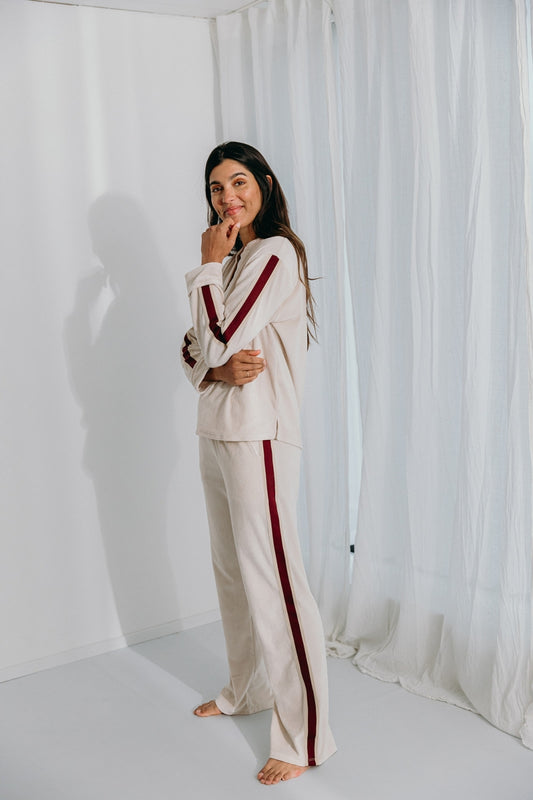 Alice et Maman- Homewear Kate velours latte