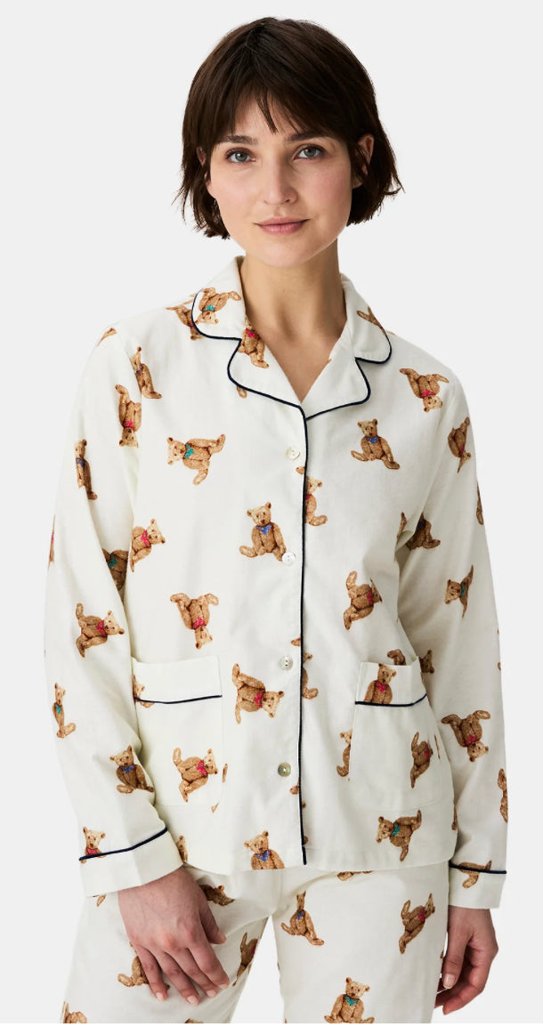 Arthur- Dames Pyjama Knopen Old Teddy