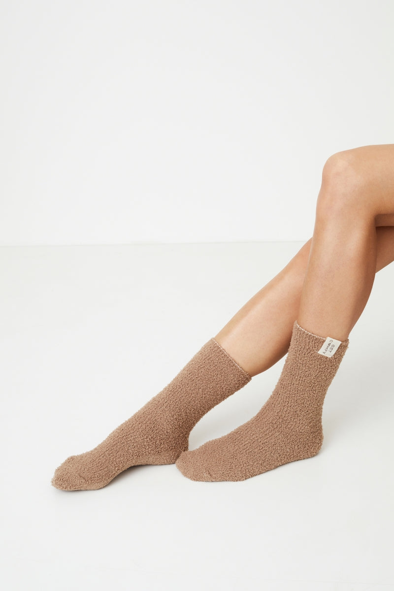 Aruelle- Comfy Socks 2-pack latte/ecru