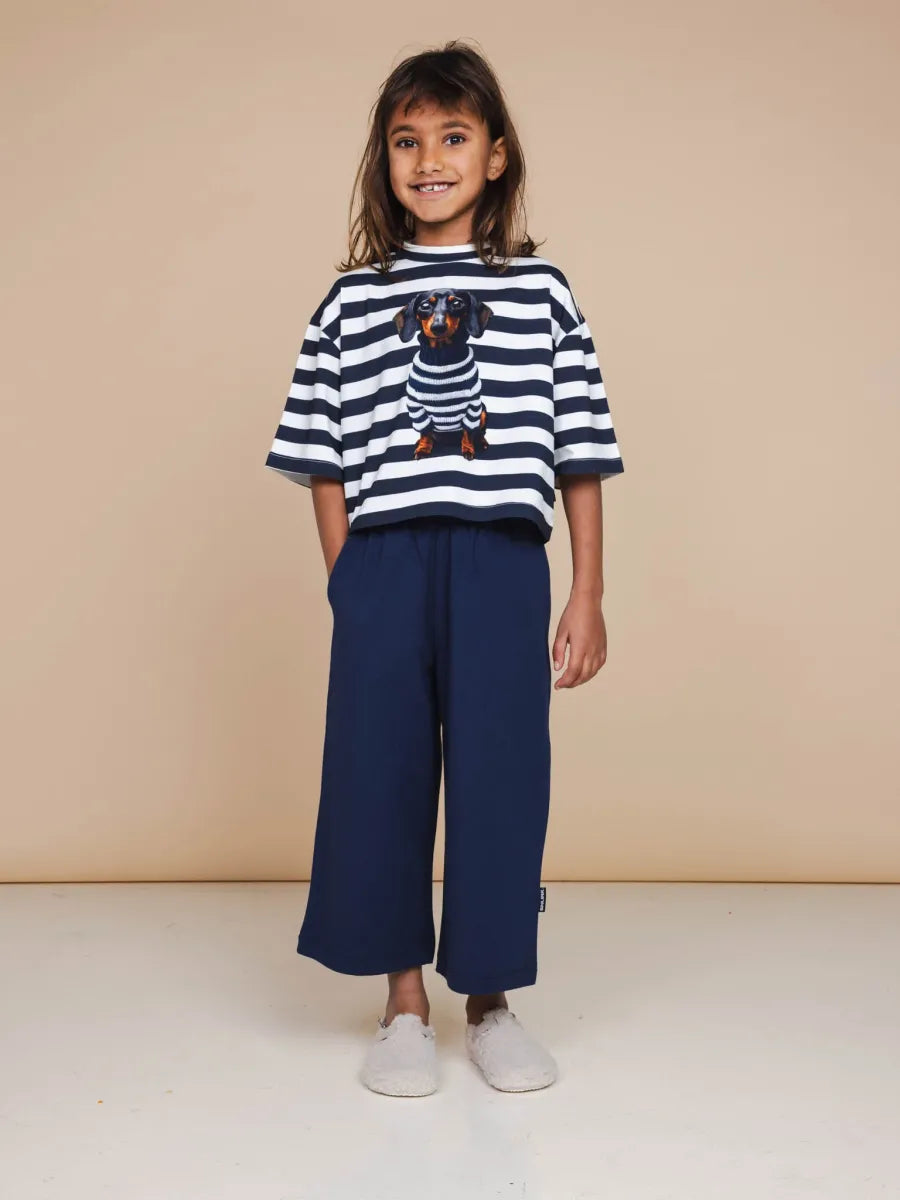 Pierre Cropped T-Shirt & Wijde broek Kids