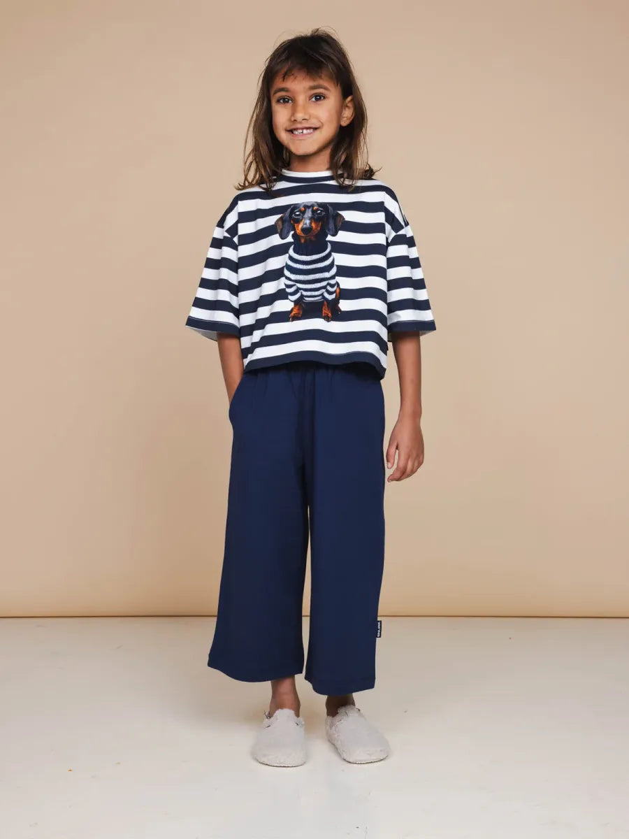 Pierre Cropped T-Shirt & Wijde broek Kids