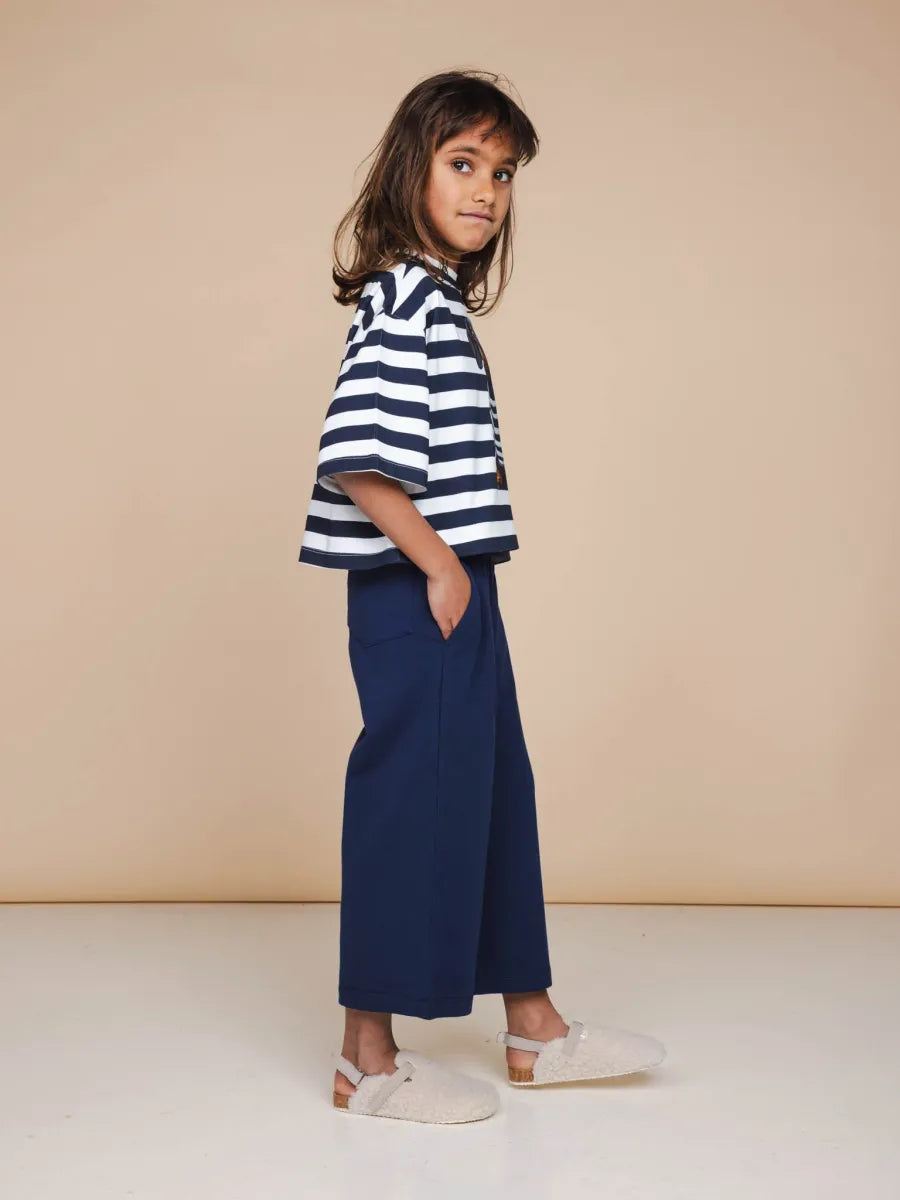 Pierre Cropped T-Shirt & Wijde broek Kids