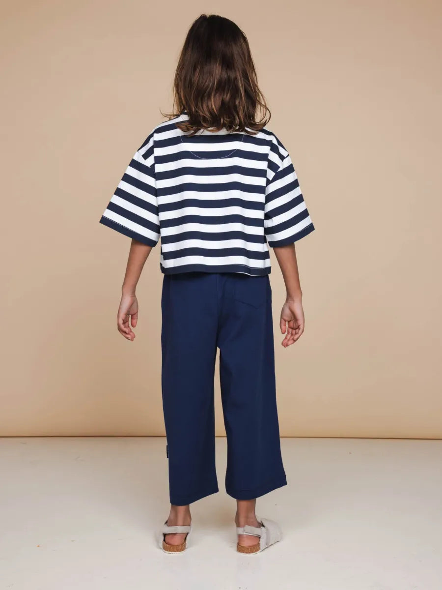 Pierre Cropped T-Shirt & Wijde broek Kids