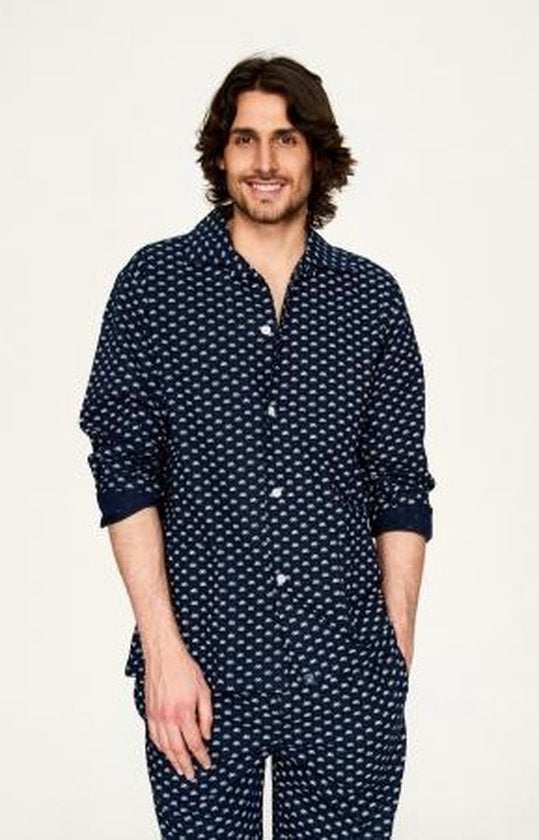 Arthur- Heren Pyjama Marine City Vélo