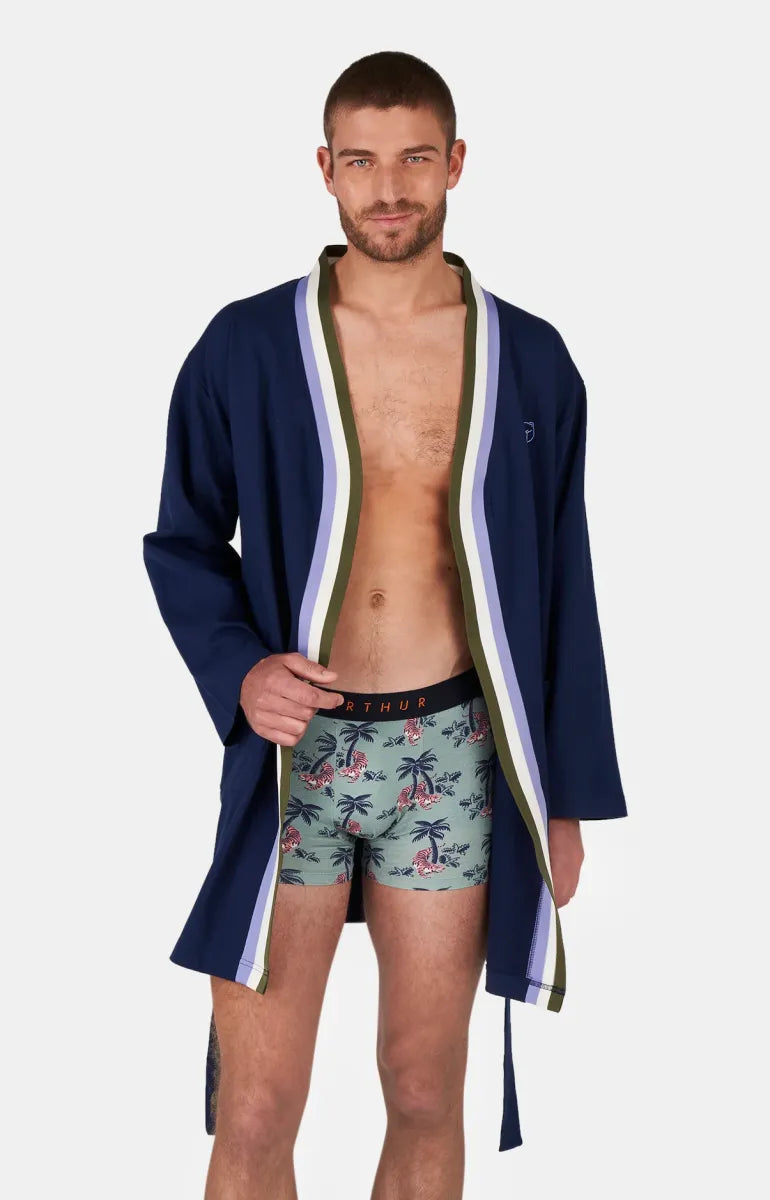 Arthur- Kamerjas Fleece Katoen Denim