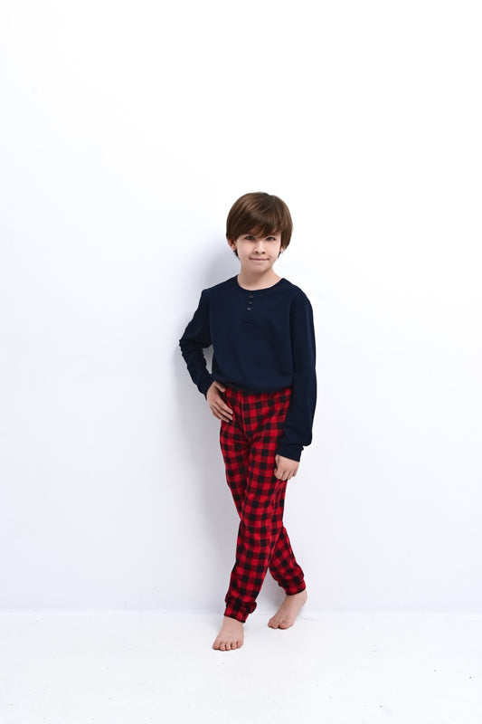 Sensis Jongens Pyjama Louie 7-8 jaar