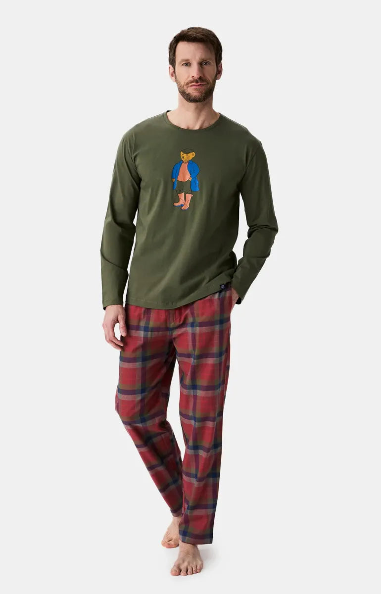 Arthur- Heren Pyjama Mixte Boston Terre