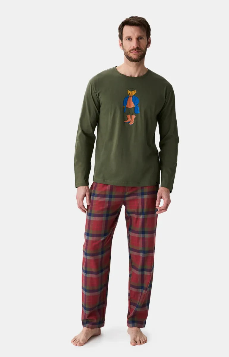 Arthur- Heren Pyjama Mixte Boston Terre