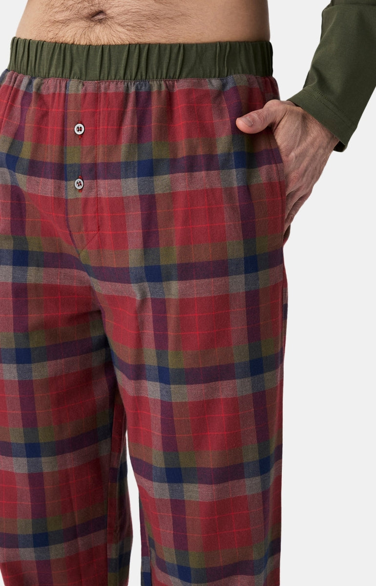 Arthur- Heren Pyjama Mixte Boston Terre